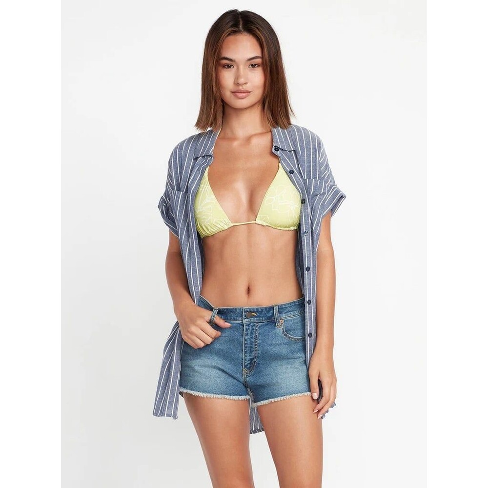 Volcom Coco Ho Sun Chambray Button Down Chest Poc… - image 3